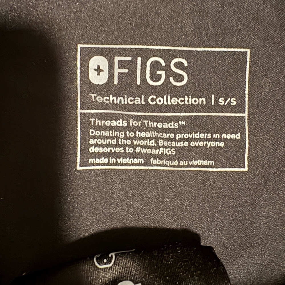 Figs Men's Black Jogger Scrub pants - Picture 2 of 2